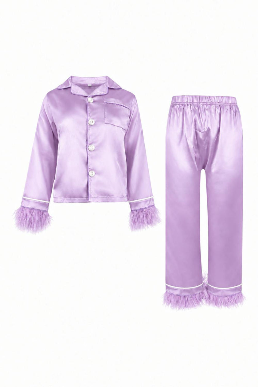 Lavender Feather Silky Set