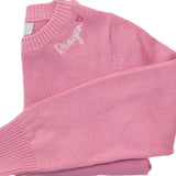 Personalized Embroidered Heart Crewneck Sweater