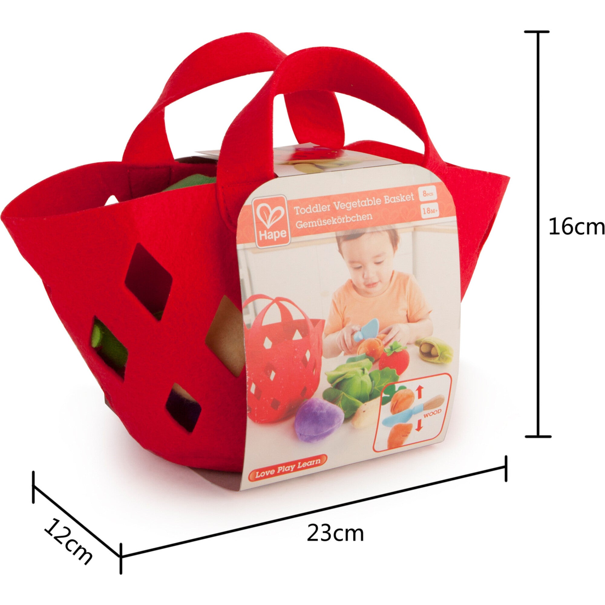 Kitchen Vegetable Basket Food Playset