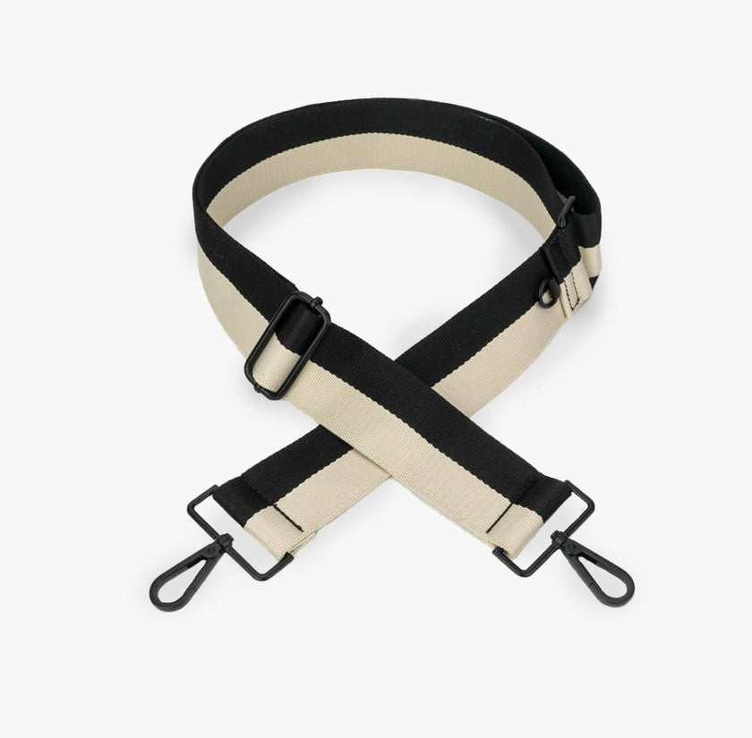 Classic Strap - black + cream colorblock