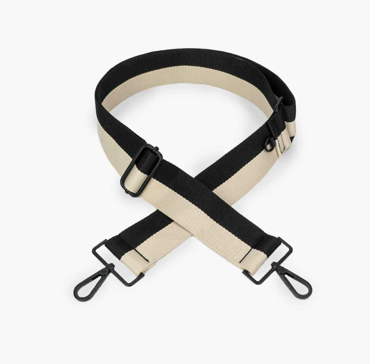 Classic Strap - black + cream colorblock