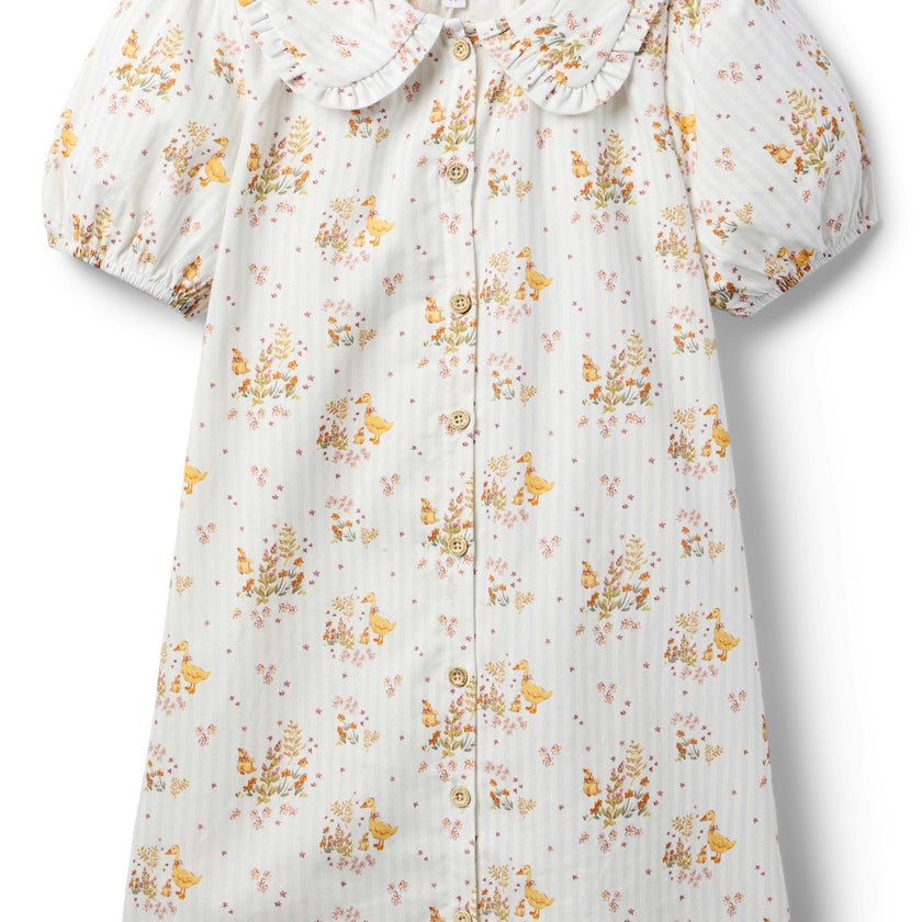 Pippa Dress - Duckling Garden