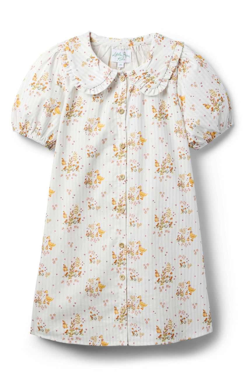 Pippa Dress - Duckling Garden