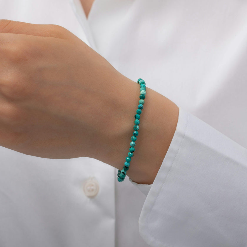 Turquoise Bead Bracelet