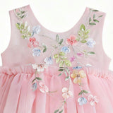 Pink Rosella Floral Tulle Romper