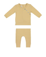 Boys Quilted Waffle 2-Piece Loungewear Set