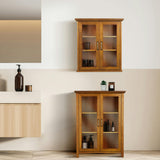 Avery Wooden 2 Door Wall Cabinet with Storage
