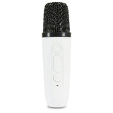 Rock Star Karaoke-Guitar Speaker & Microphone Combo - White