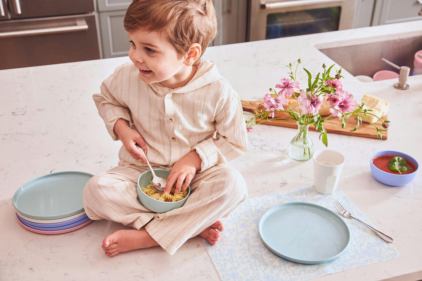4 Plate Set | Seafoam