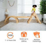 Hazel | Pikler Triangle, Slide & Rocker Set