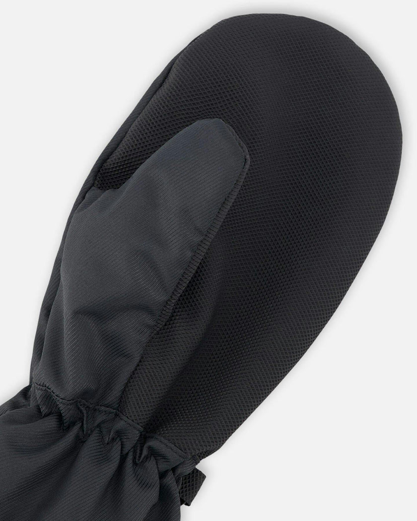 Mid-Season Mittens In Recycled Polyester Black
