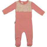 Speckled Smocked Footie