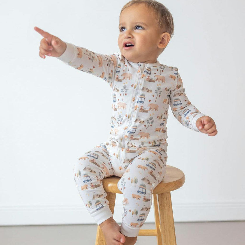 Forest Adventure Pima Baby Pajama