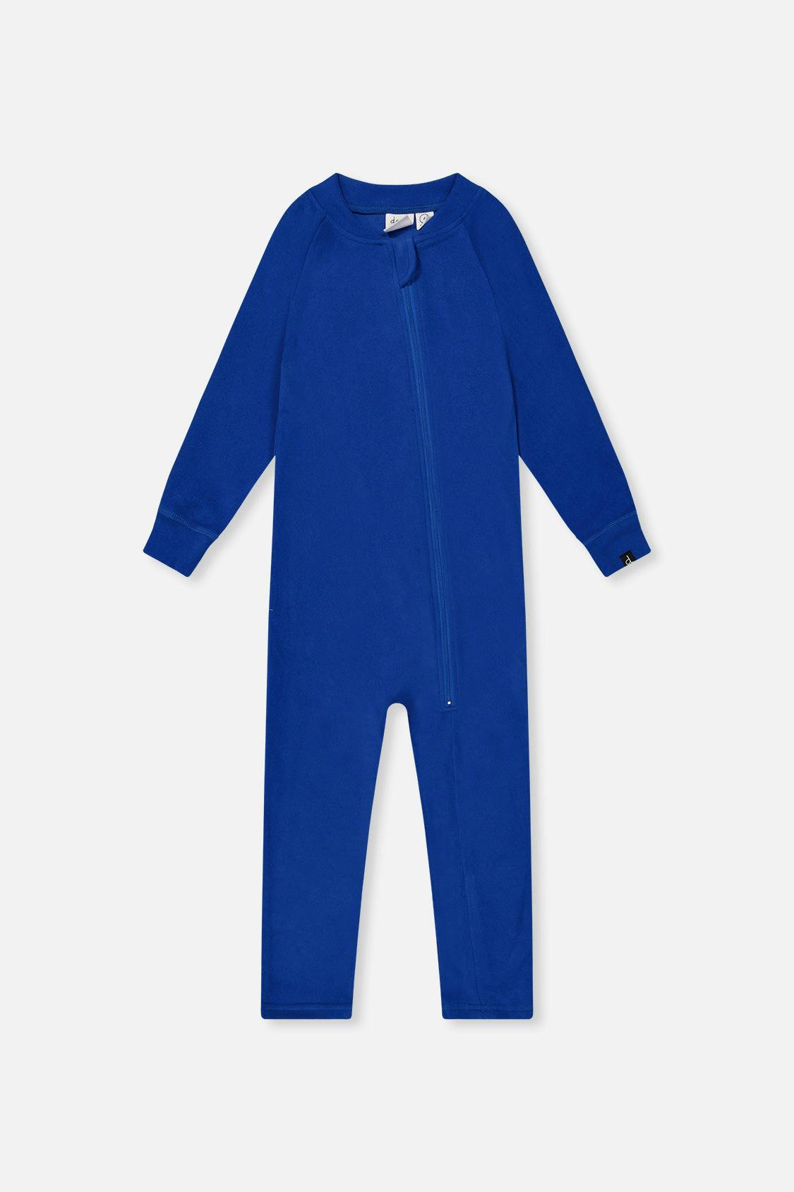 One Piece Thermal Underwear Royal Blue