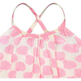 Mini Chantal Girl's Sundress Shell Beach Pink, Pink