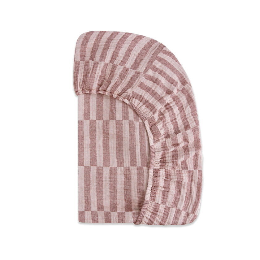 Babyletto Mini Crib Sheet in GOTS Certified Organic Muslin Cotton