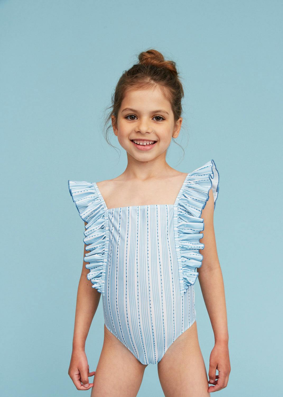 Girls' Ruffle Swimsuit