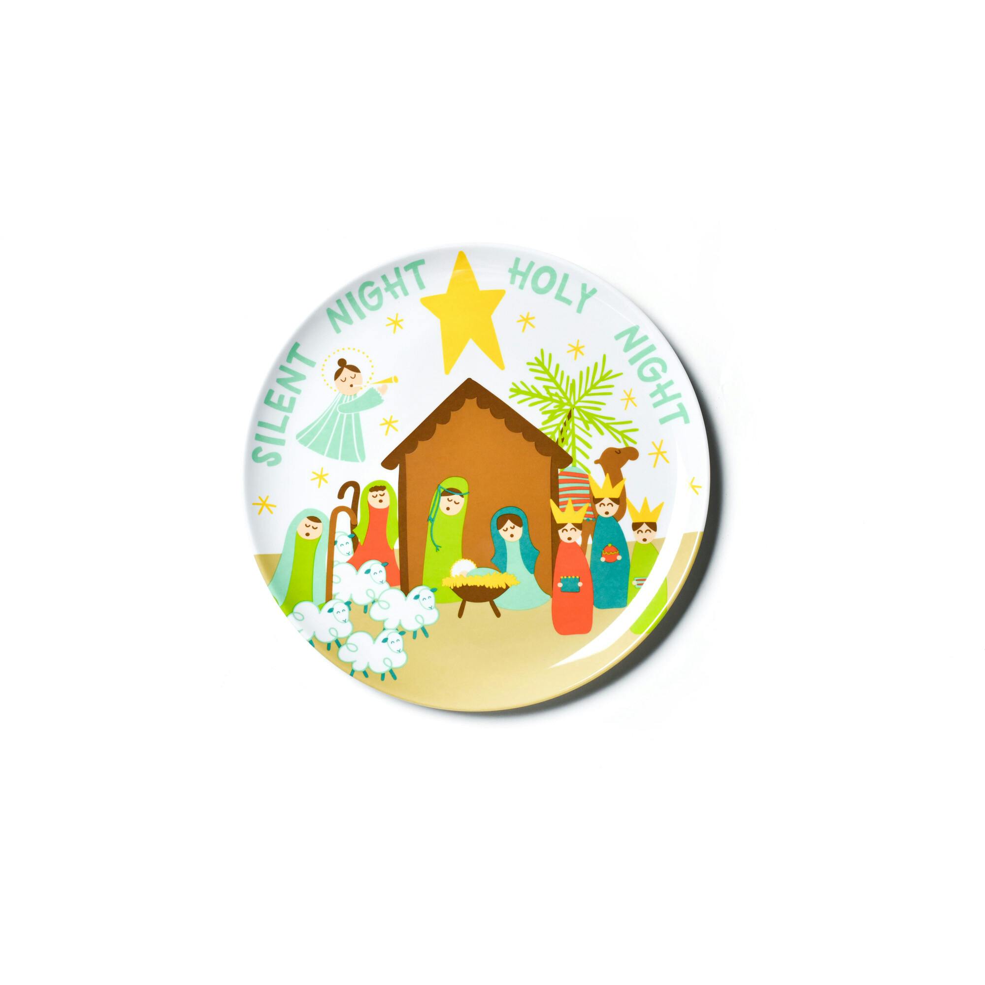 Christmas Nativity Melamine Dinner Plate