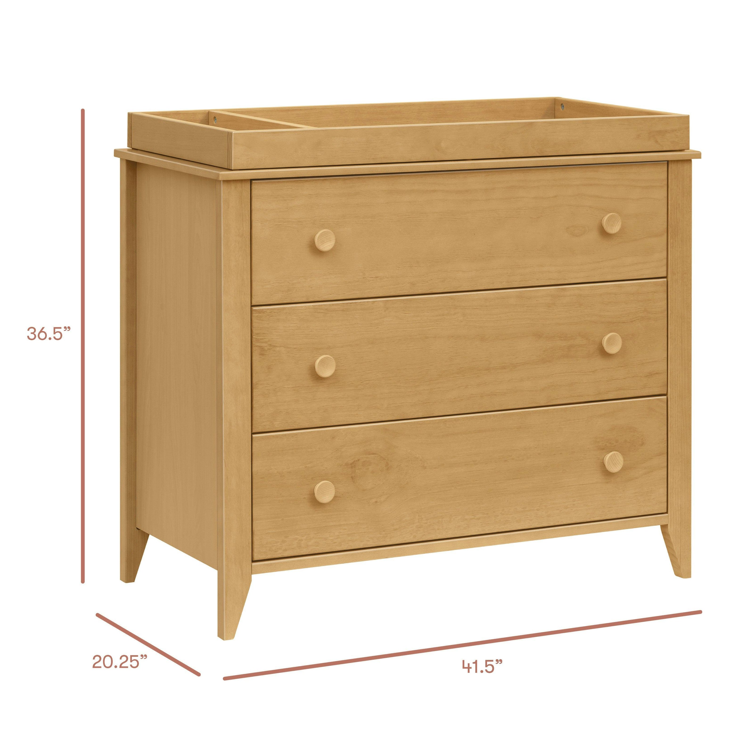 Babyletto Sprout 3-Drawer Changer Dresser with Removable Changing Tray