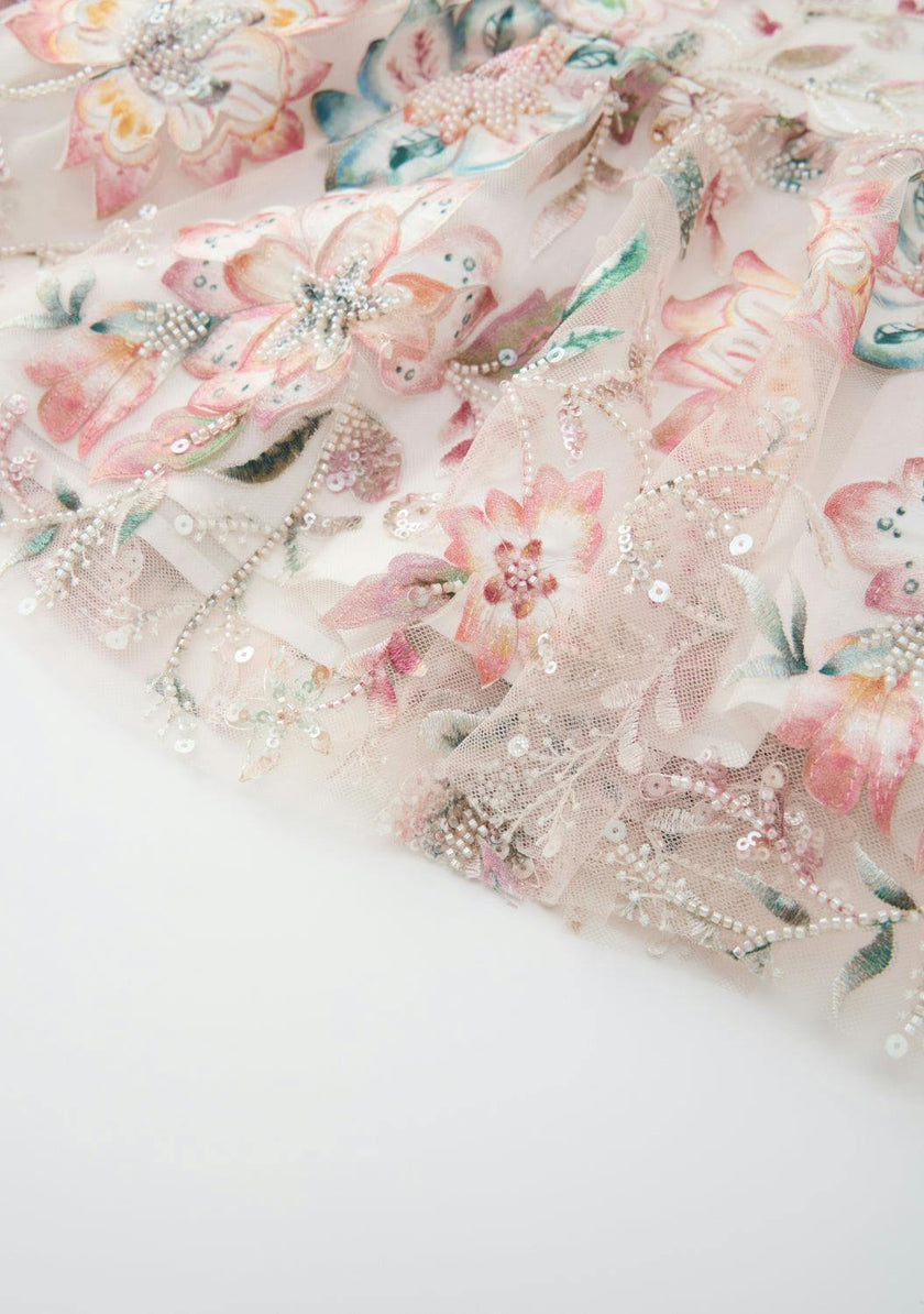 Veronica Embroidery Mini Dress