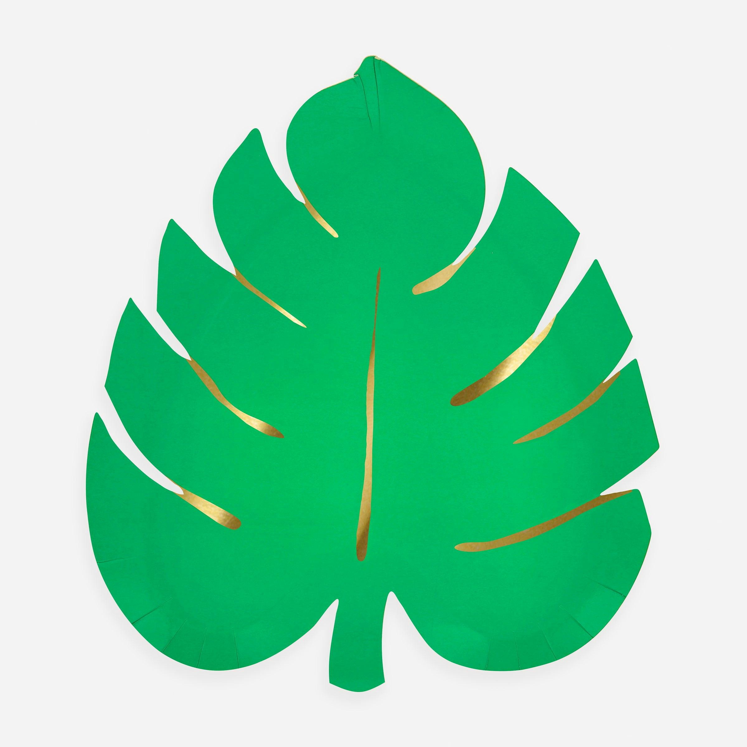 Tropical Leaf Plates