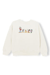 Sweatshirt in Mickey and Friends on Ecru