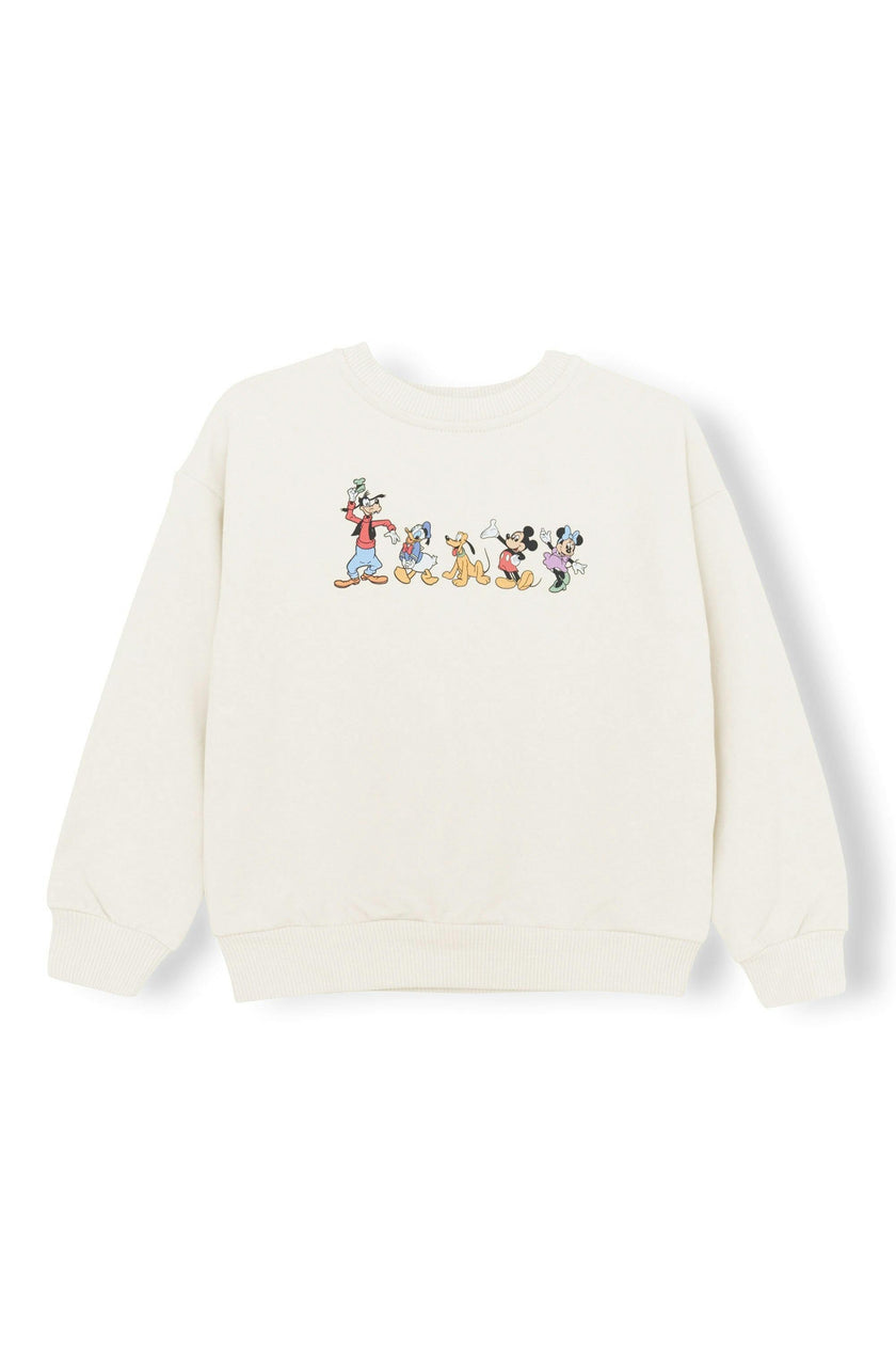 Sweatshirt in Mickey and Friends on Ecru