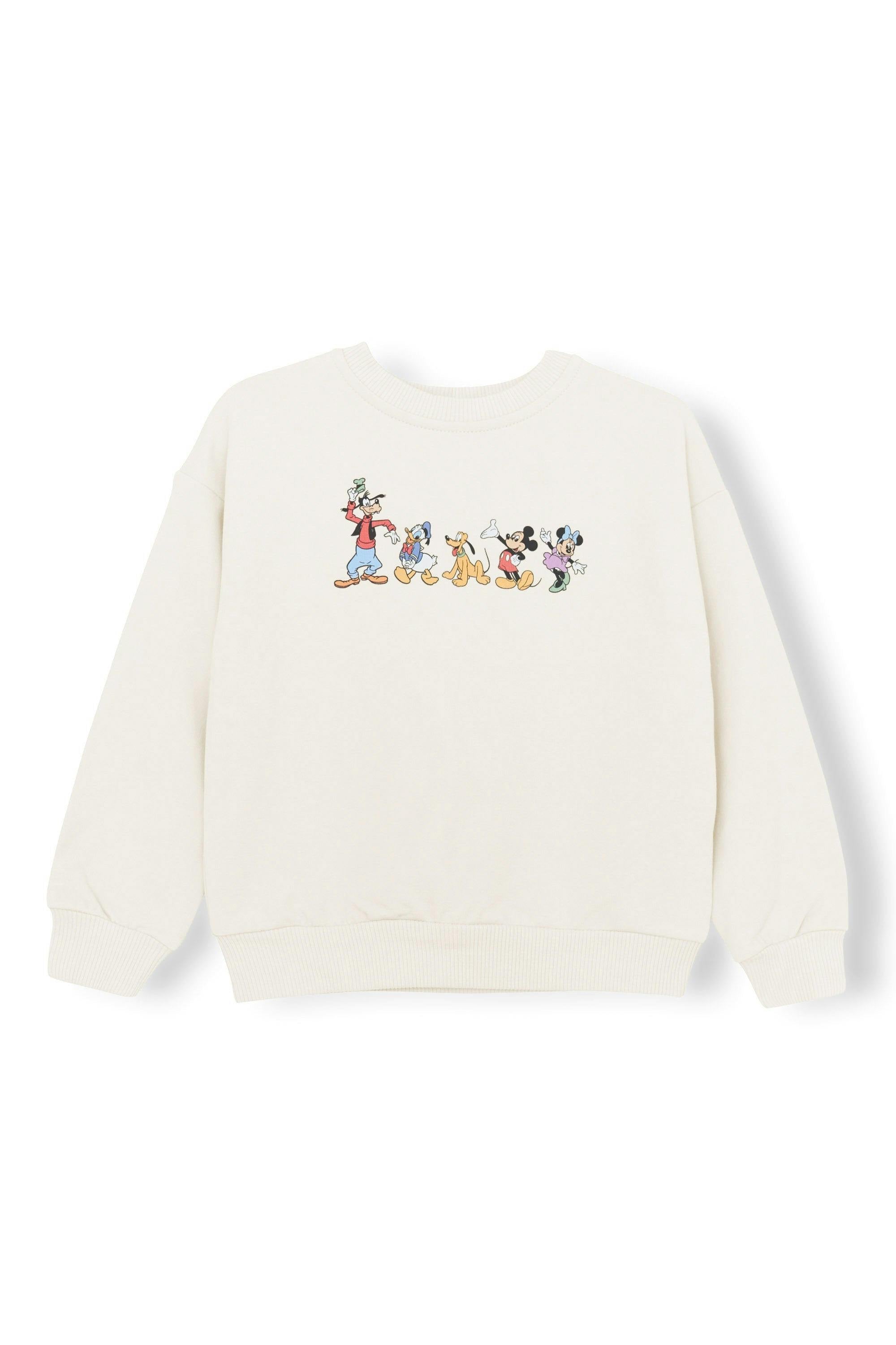 Sweatshirt in Mickey and Friends on Ecru