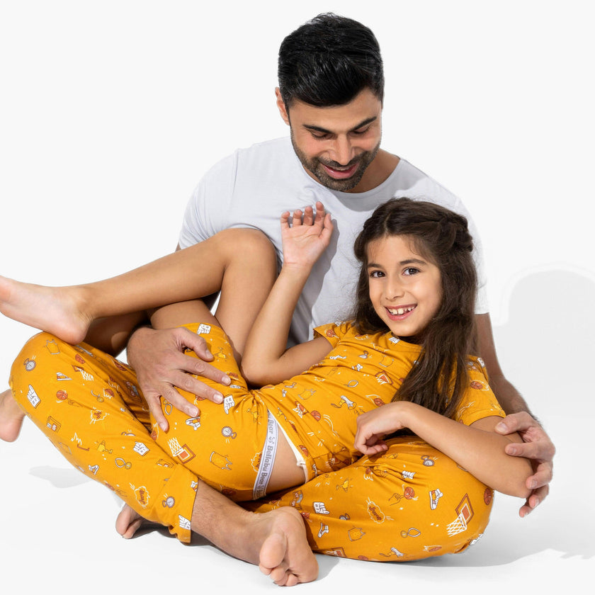 Basketball Bamboo Men's Pajama Set