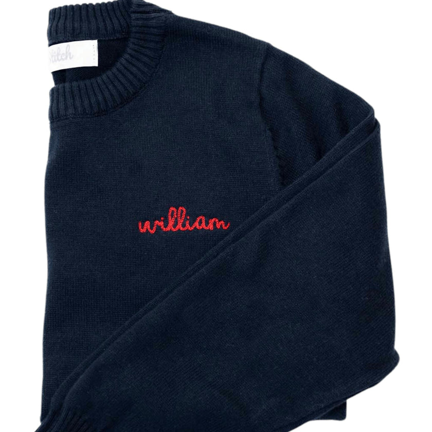 Personalized Embroidered Crewneck Sweater