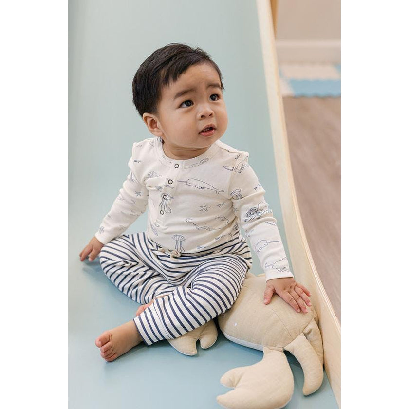Sailor Stripe Harem Pant, Blue