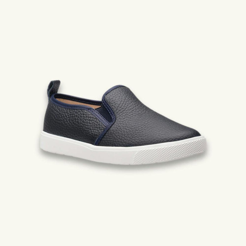 Classic Slip-On Textured | Blue Leather