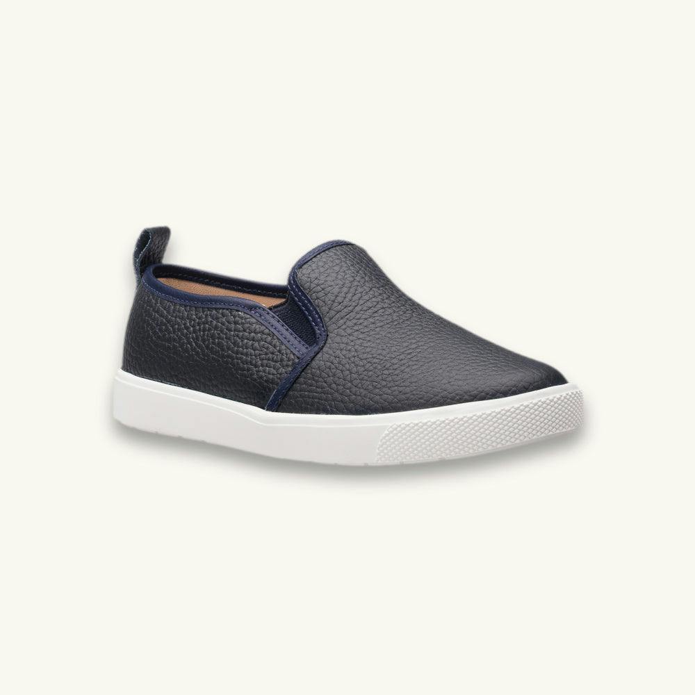Classic Slip-On Textured | Blue Leather