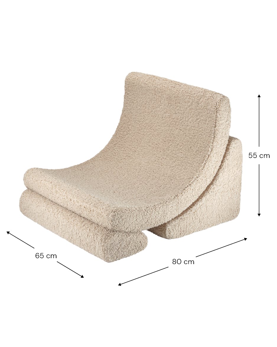 Biscuit Moon Chair