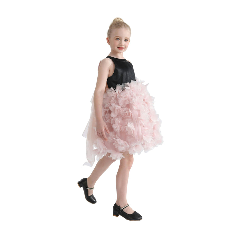 Pink Valentina Tulle Bow Gown