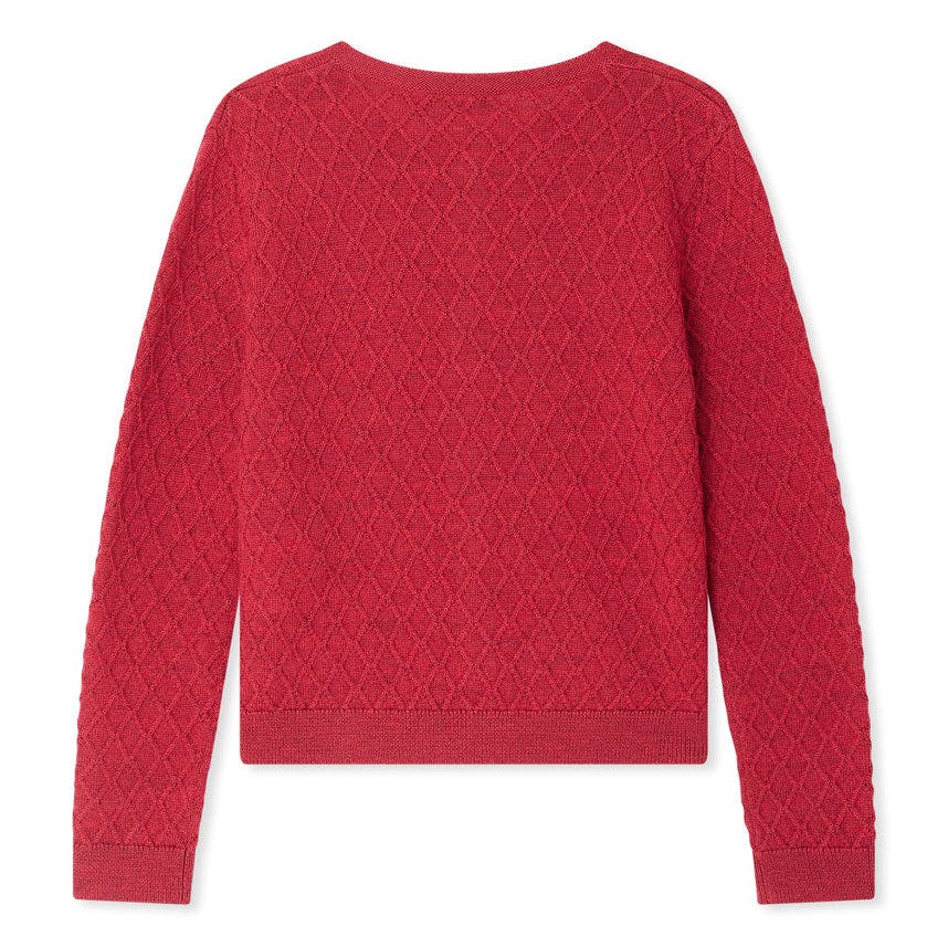 BONPOINT Garancie Cardigan - Cerise