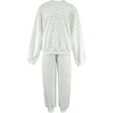Women's White Rainbow Sparkle Set