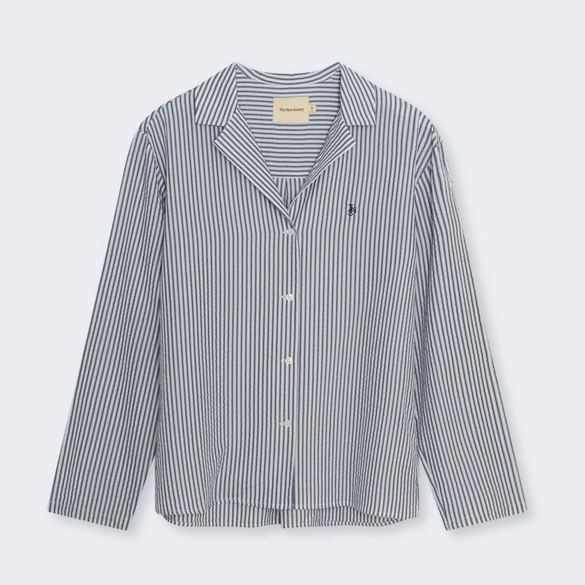 Alheli Woman Shirt  Summer Midnight Stripes