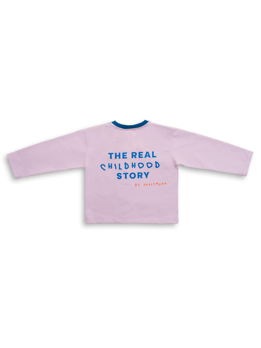 children's cotton longsleeve - lilac