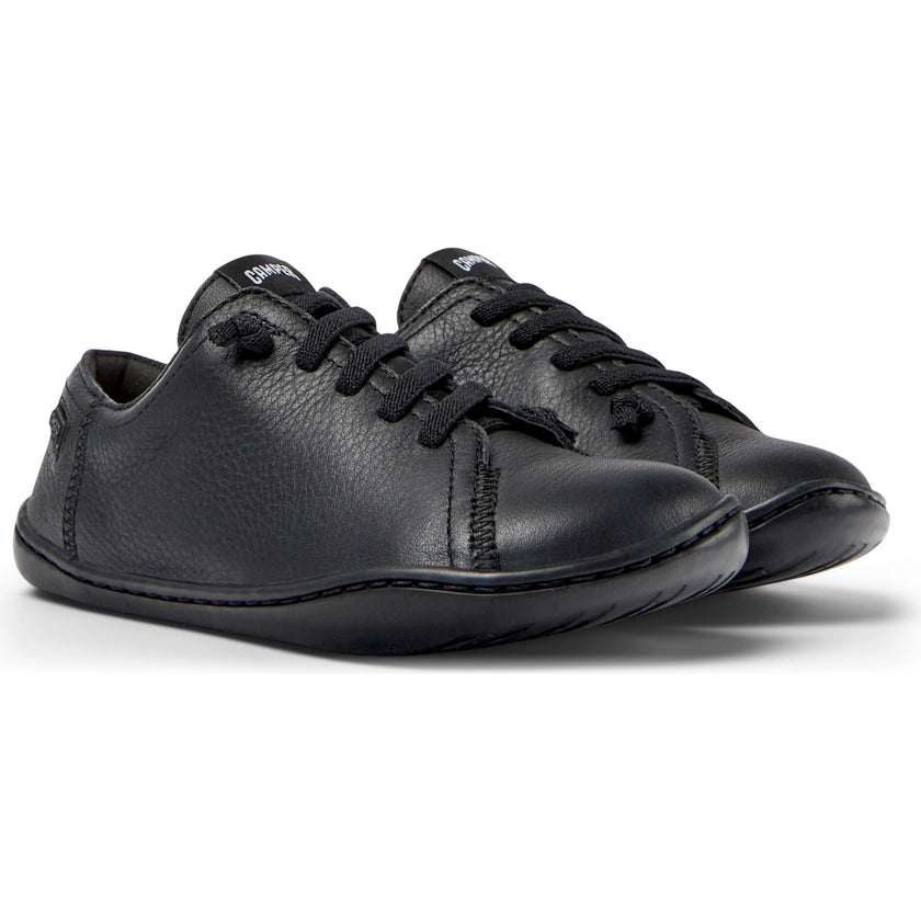 Kids Peu Lace Up Sneakers, Black