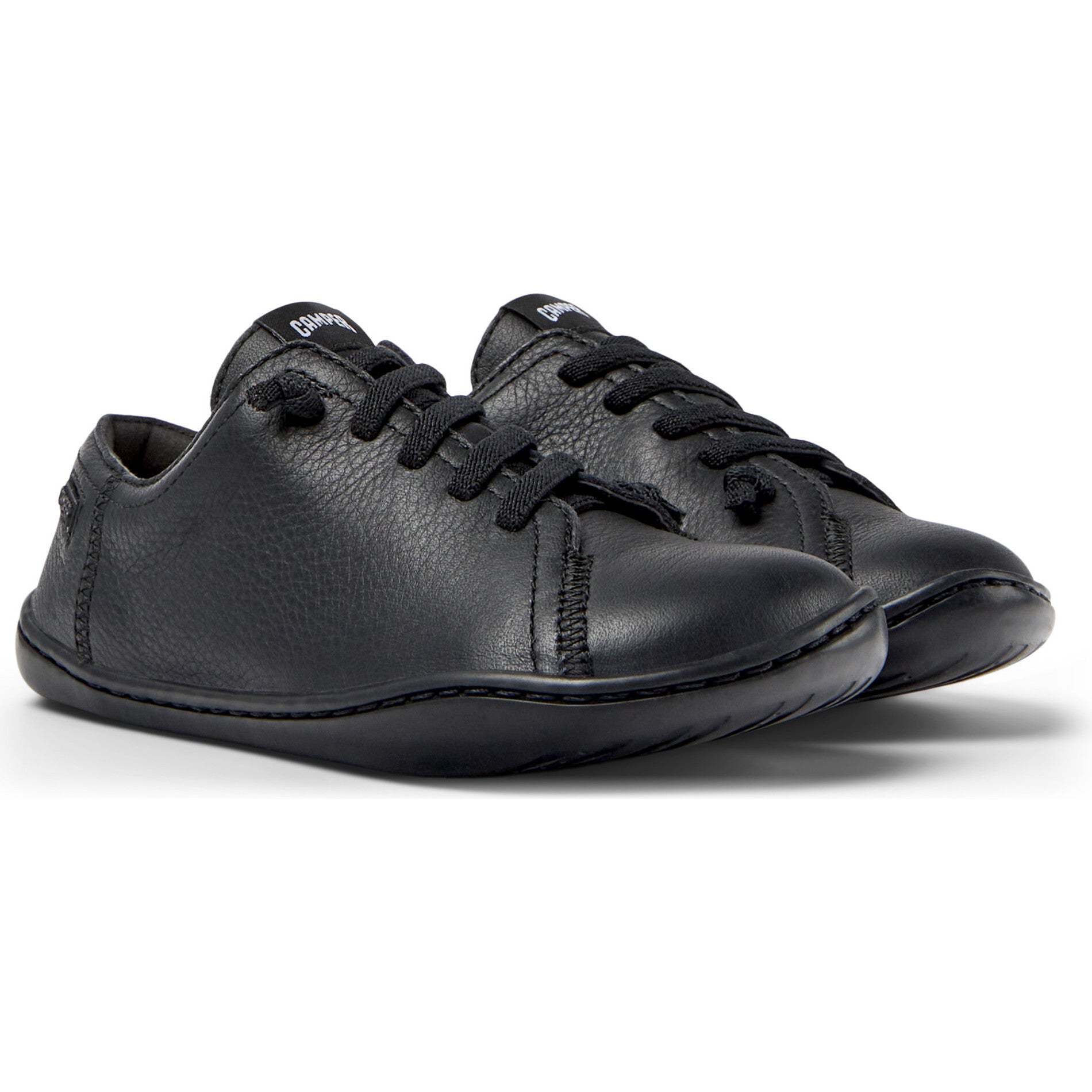 Kids Peu Lace Up Sneakers, Black