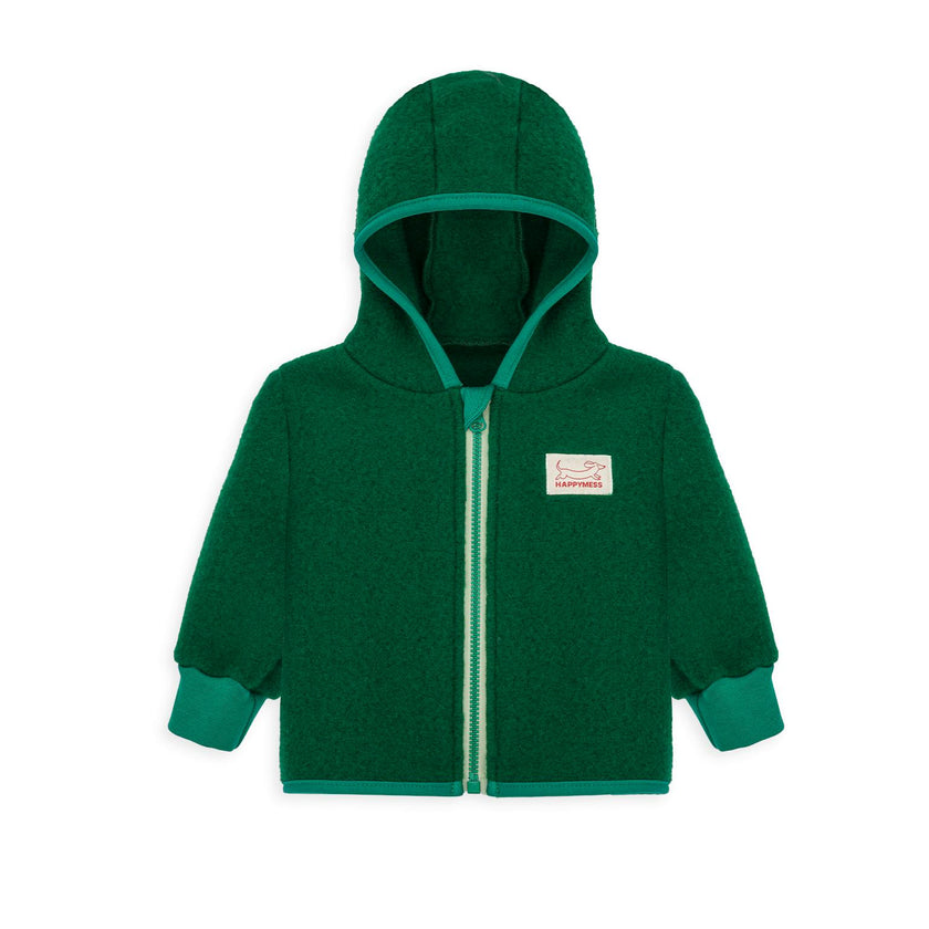 children's wool jacket - forest green