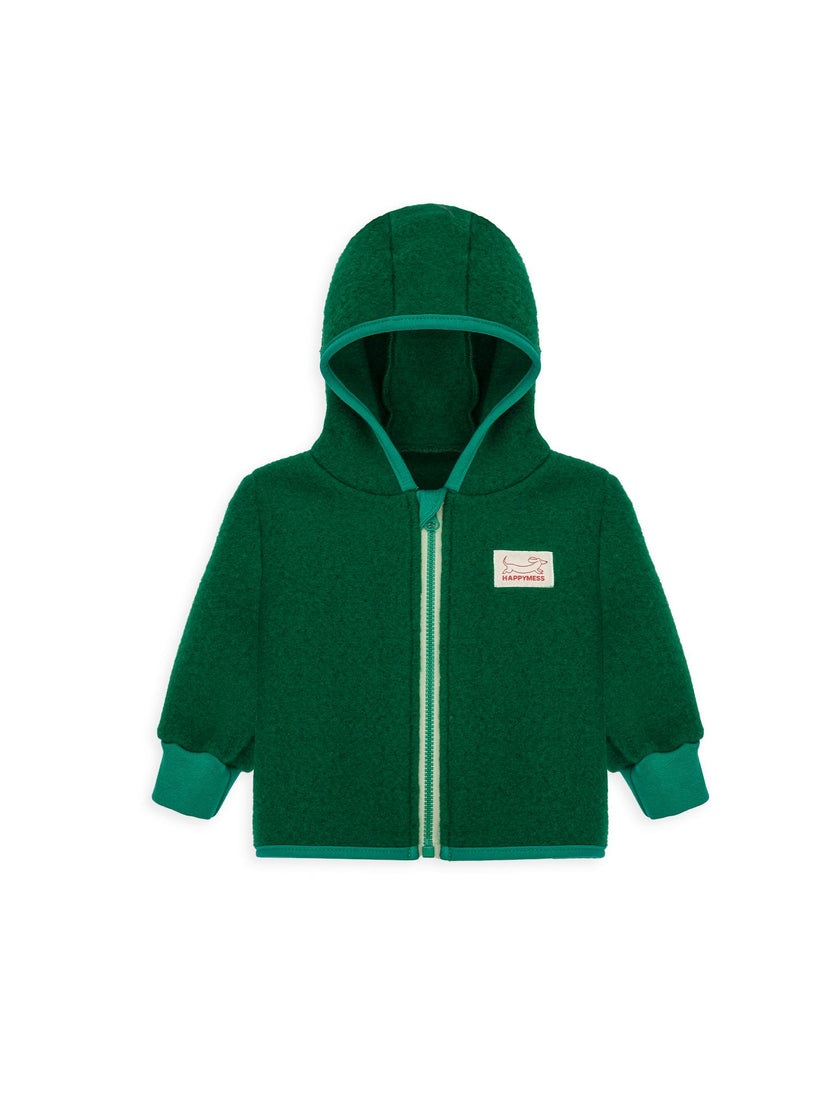 children's wool jacket - forest green