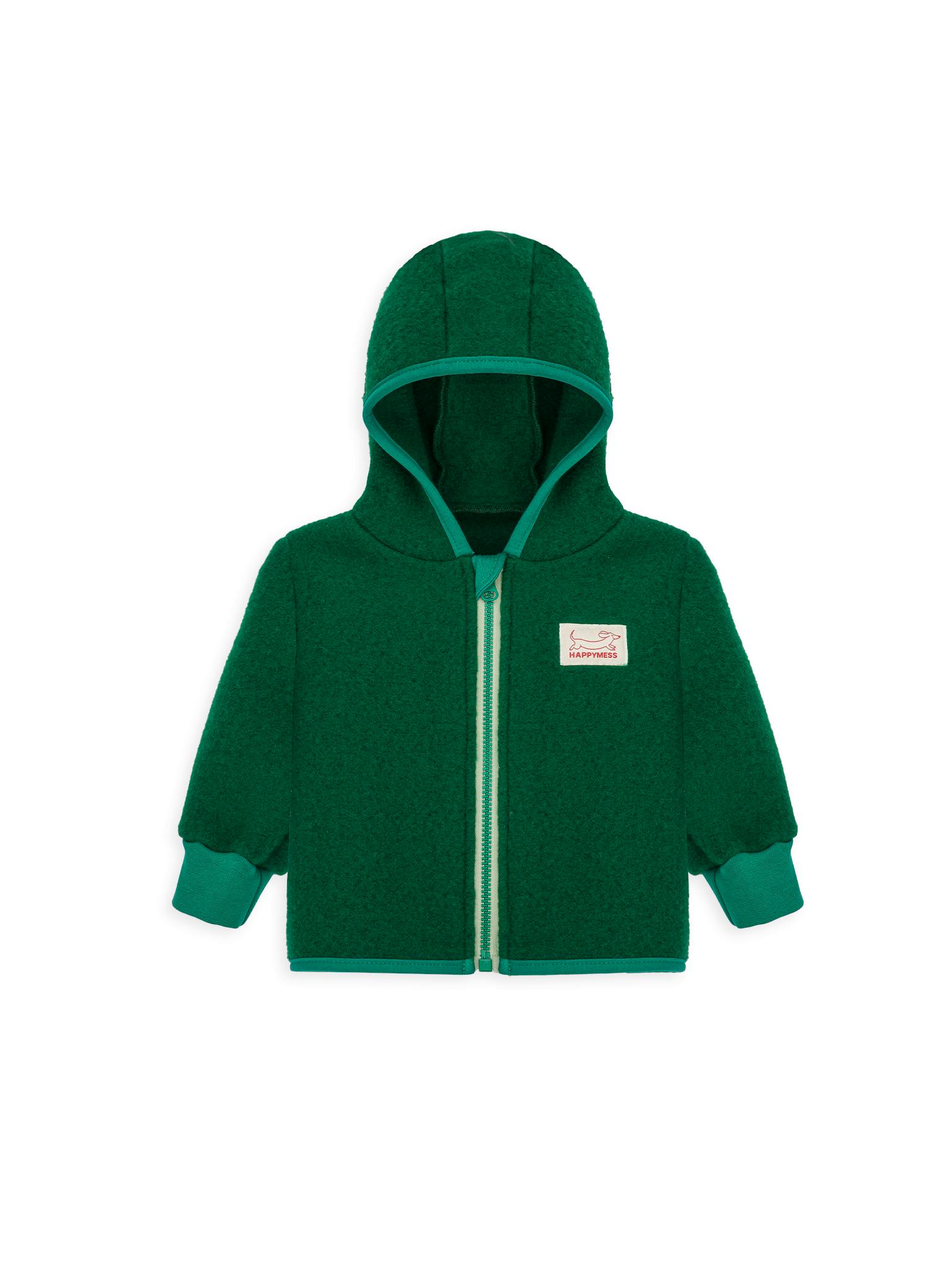 children's wool jacket - forest green