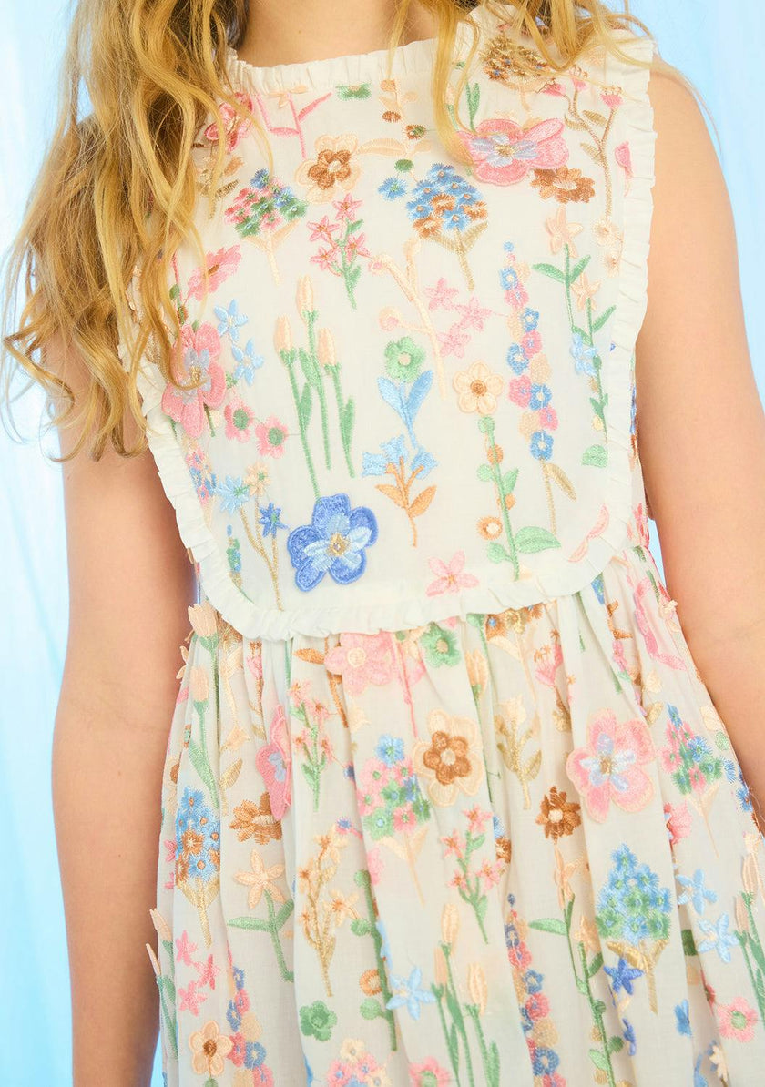 Everly Embroidered Maxi Dress