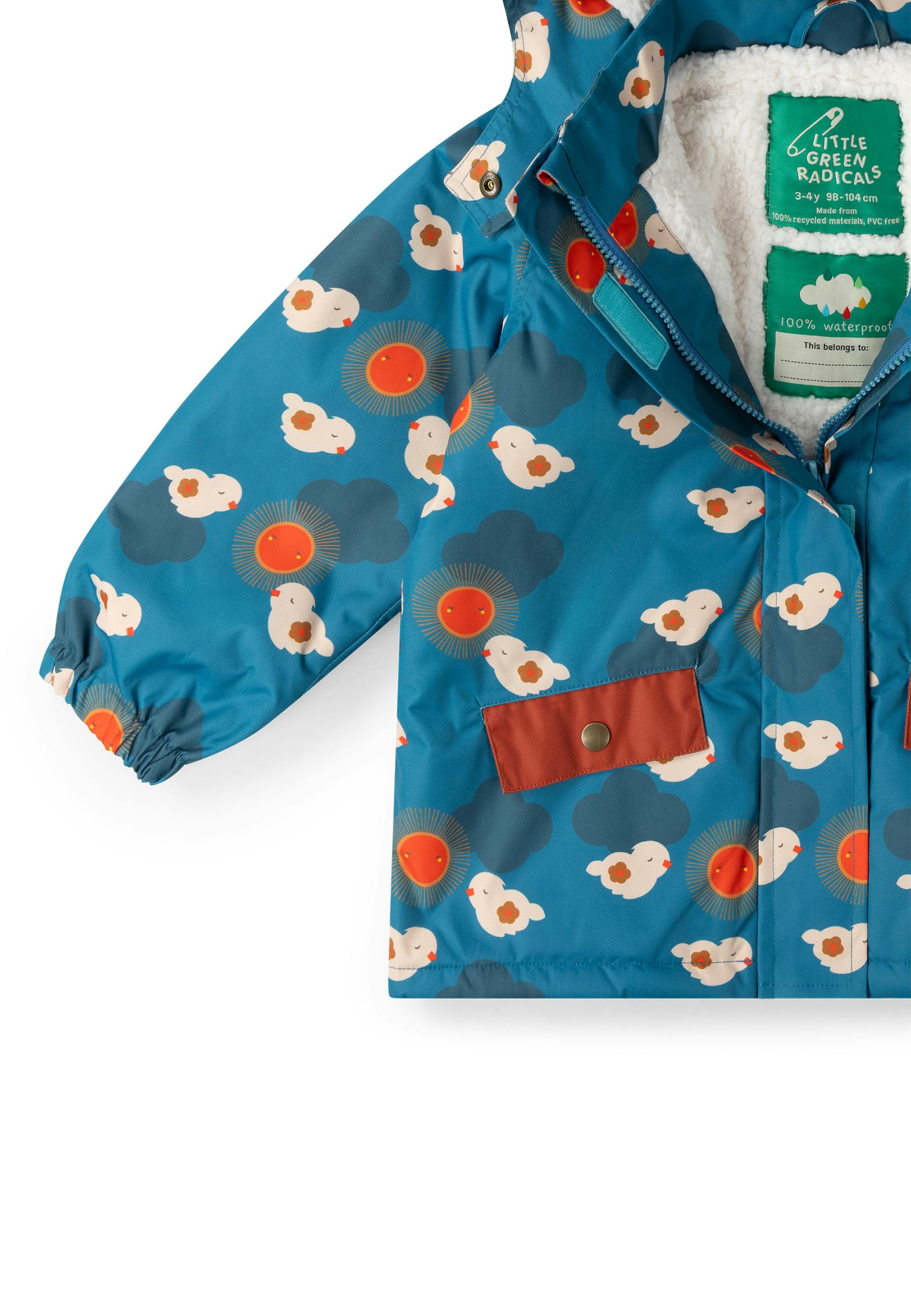 Sun Birds Recycled Waterproof Adventure Winter Coat, Blue
