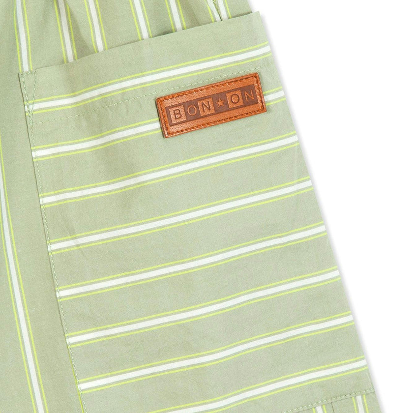 BONTON Cali Stripe Laugh Shorts