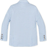 Organic Classic Seersucker Suit Jacket, Blue