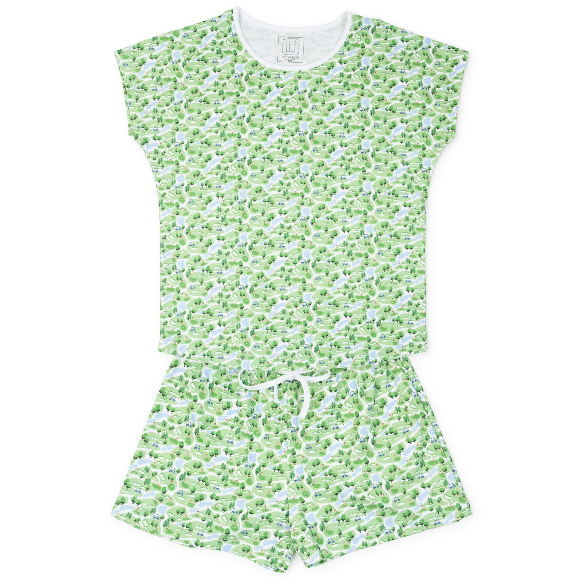 Riley Women's Pajama Short Set - Par For The Course