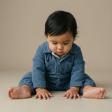 Organic Corduroy Jumpsuit - Navy